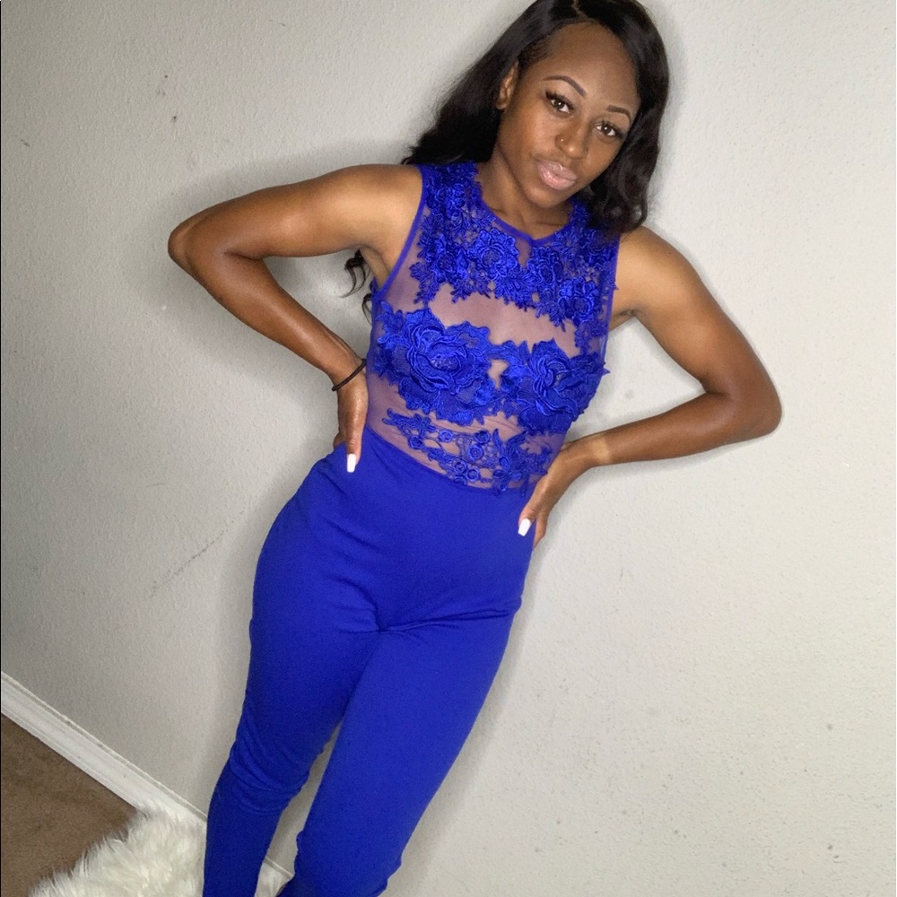 Blue Jumpsuit